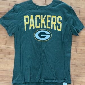 NFL Packers Dark Green Tee Large